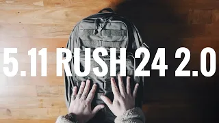 5.11 Rush 24 2.0 Overview! (Comparison to old version!!) EPIC Doitall backpack!!