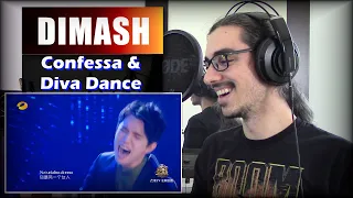 ITALIAN Vocal coach reacts to DIMASH // Confessa + Diva Dance