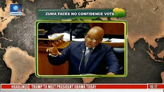 Corruption Allegations: Zuma Faces No Confidence Vote