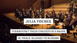 Julia Fischer - P. I. Tchaikovsky - Violin Concerto in D Major (III. Finale Allegro vivacissimo)