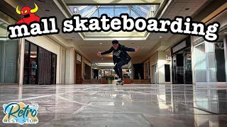 Skateboarding In An Abandoned Mall At The Coventry Mall In Pottstown, PA