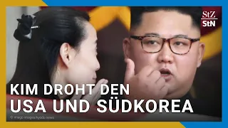 Nordkorea: Kim Jong Un's Schwester warnt USA und Südkorea