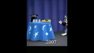 Evotion of tom and jerry 1940,2007,2021