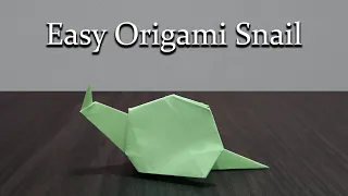 Easy Origami Snail: Step-by-Step Tutorial for Beginners!