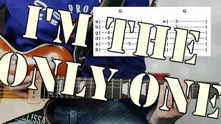 I'm The Only One From Melissa Etheridge | Guitar Tutorial | Tab & chords included!