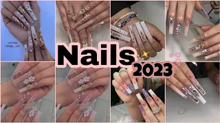 Tendencia en Uñas Acrílicas para 2024 ✨💅Diseños de Uñas Nuevos y Modernos💞#uñas #nailart #trending