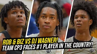 Rob Dillingham, Aden Holloway And Team CP3 vs #1 PLAYER IN THE COUNTRY DJ Wagner! GETS INTENSE! 🤯🔥