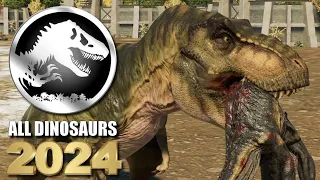 New Year's Battle Royale - All Dinosaurs - JWE 2 (4K 60FPS)