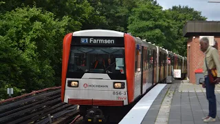 Mitfahrt im DT3 auf der U3 der Abschiedsfahrt vom DT3 von Baumwall bis Rödingsmarkt in Hamburg