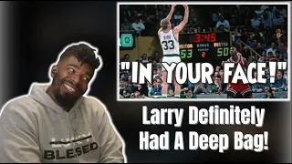 LEBRON FAN REACTS TO The Most Unbelievable Larry Bird Plays - Must See