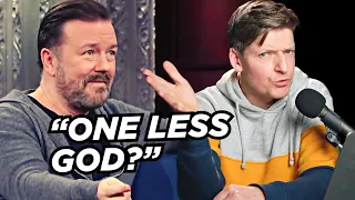 Ricky Gervais: "You Deny One Less God" - Christian REACTS