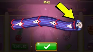 Worms Zone Map Control 100% (Max Skin Unlocked)