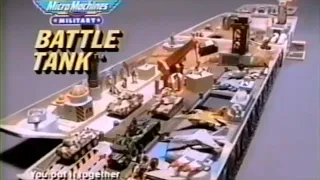 Micro Machines 1993 Battle Tank Playset TV Commercial