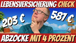 TROTZ 4 PROZENT = ABZOCKE? Altersvorsorge nachgerechnet ➡ Lebensversicherung loswerden & überprüfen?