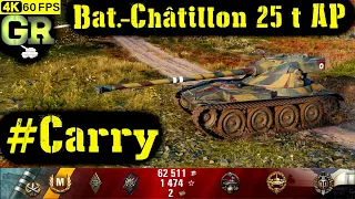 World of Tanks Bat.-Châtillon 25 t AP Replay - 6 Kills 6.3K DMG(Patch 1.4.0)