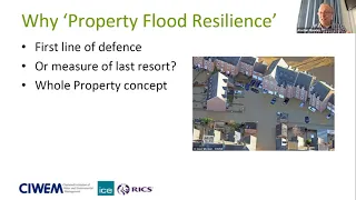 Property Flood Resilience seminar conference digital series | Part 1