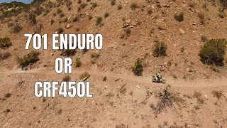 Why I am selling the 701 enduro for the honda crf450L | 701 enduro vs Honda 450L review
