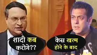 Salman Khan Reveals Why He Is Not Married On Aap Ki Adalat