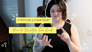 4 Tips To Fight Clutter | Satisfying Home Organization | Clean With Me