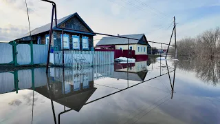 Затопило дороги и дома — наводнение в Подъем-Михайловке