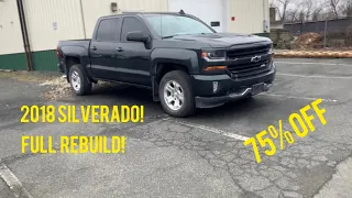 Rebuilding a 2018 Chevy Silverado In 8 Minutes like goonzquad