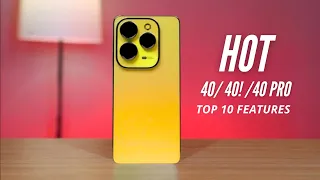 Infinix Hot 40/ 40i/ 40 Pro Series | Top 10 Hidden Features Tips and Tricks |🔥🔥