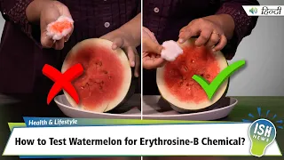 How to Test Watermelon for Erythrosine-B Chemical? | ISH News