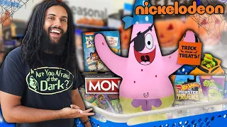 Hunting For RARE Spongebob Halloween Inflatable Patrick And Other Spooky Nickelodeon Merch!!