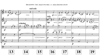 Hymn To The Fallen (Brass Quintet)