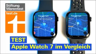 Test Apple Watch 7: Die Series 7 im Vergleich zur Series 6 & Schnellcheck (Stiftung Warentest)
