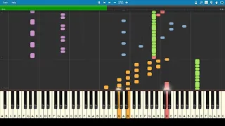 Snowboard Kids 1--Night Highway Synthesia [N64]