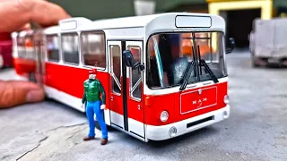 Bus model MAN scale 1/43. Our Buses Modimio 51. About cars