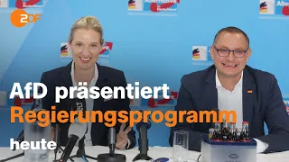 heute 19:00 Uhr 01.09.23: Flugblatt-Affäre, AfD entwirft Regierungsprogramm, Corona-Herbst (english)