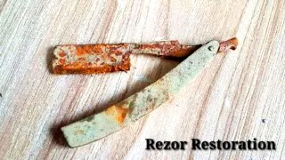 Old Rusty Straight Razor - Restoration