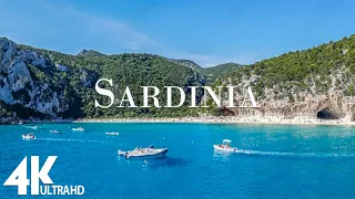 FLYING OVER SARDINIA (4K UHD) - Relaxing Music Along With Beautiful Nature Videos - 4K Video HD