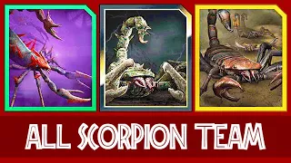 ALL SCORPION TEAM (JURASSIC WORLD ALIVE)