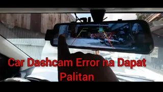 Dashcam Rear Camera Error ( Baliktad ang View)