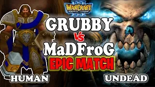 Grubby | "Grubby vs MaDFroG" [EPIC] | Warcraft 3 | UD vs HU | Terenas Stand