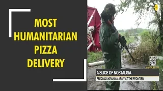 War veterans delivering pizzas to Ukrainian army at the frontier