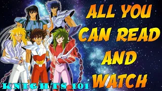 All the manga and anime of Saint Seiya (Knights 101)