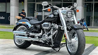 [GÓC XE LƯỚT] Harley-Davidson Fat Boy siêu lướt odo 75km, đời 2022 màu đen siêu đẹp