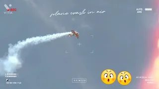 Plane crash in air||😨😨