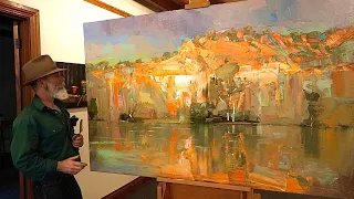 Painting Tranquil WATER REFLECTION and Fleeting ATMOSPHERIC LIGHT!