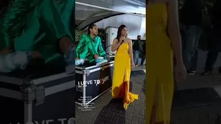 Giorgino Abraham dan Angela Gilsha Mesra di Balik Panggung SCTV Music Awards 2022