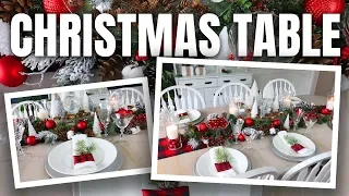Christmas Table Decoration Ideas 🎄 How to Decorate your Christmas Table Dollar Tree