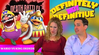 Death Battle Wario vs King Dedede Reaction | Mario vs Kirby