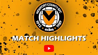 Stockport County v Newport County AFC highlights