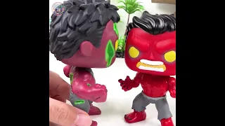 Zombie Hulk Funko pop and Red hulk Funko pop | Charles Hero Movie #shorts