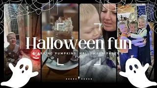 HAPPY HALLOWEEN | Pumpkin carving, Party vlog
