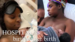 MY HOSPITAL VS BIRTH CENTER EXPERIENCE | MIDWIFE OR OBGYN??? WHICH WAS BETTER???